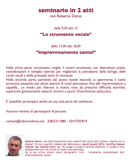 Seminario in 2 atti